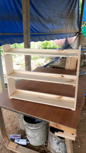 ชั้นใส่โหล3ชั้น    มีปลายทาง