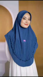 Arrafi AR 809 Jilbab hijab kerudung bergo krudung wanita dewasa jersey instan lipit garis-garis best seller terbaru terlaris kekinian murah viral 2024 adem murah promo daily ootd cantik pet antem bahan stella cantik bayar di tempat COD gratis ongkir