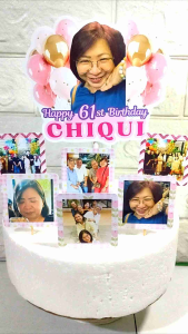 7-Pictures Cake Topper (High-quality Personalize Ready-to-use)