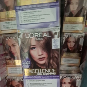 Loreal cat rambut Excellence ash supreme 9.11