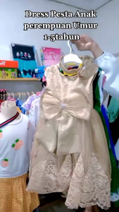 DRESS PESTA ANAK FREE BANDO