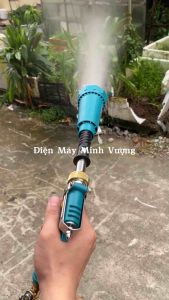 Súng Phun Thuốc Sâu Áp Lực Loa Kèn Xanh Mặt Sứ Cao Cấp 30cm. Phun Sương Tưới Cây Khử Trùng Hàng Loại 1 ( Tặng Kèm Phụ Kiện)