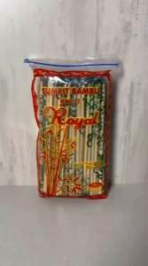 Sumpit Bambu Merk Royal / Sumpit Bakmie Ramen / Sumpit Tusuk Gigi Merk Royal 1 Pack isi 50 Pasang