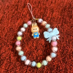 Gantungan Hp Labubu Candy Ball-Tali Hp Labubu Manik-Mainan Hp/Gantungan Kunci -Strap Phone Labubu