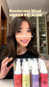 (BPOM) PROMO BUY 1 GET 1 Feed Your Skin deodorant spray beauty by syahrazad penghilang alami bau badan