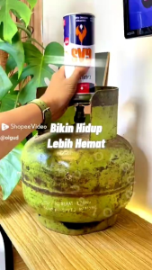 Alat isi ulang refill gas kaleng portable