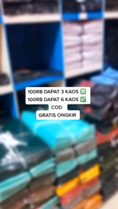 Kaos Jumbo Wanita Dewasa 50 Ribu Dapat 3 Pcs Gambar Panda