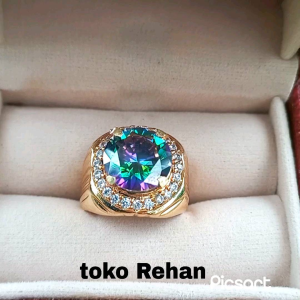 CINCIN BATU MISTIK QUARTZ MEWAH ELEGAN