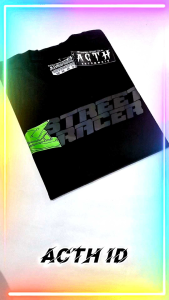 kaos nyala dalam gelap/baju nyala dalam gelap/kaos distro/sablon reflektiv/T-Shirt/kaos simple/acth