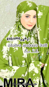 Almira Mukena Bali Motif Tie dye Bahan Rayon Janger Kualitas Bagus Jahitan Rapi Nyaman Untuk Shalat dan Travelling