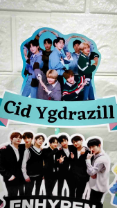 En- hypen K-Pop Cake Topper (High-quality Customize Ready-to-use)
