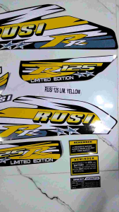 RUSI 125 LIMITED EDITION DECALS