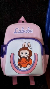 Tas Ransel Sekolah PaudTkSd Motif Karakter Labubu | Tas Anak Perempuan Lucu