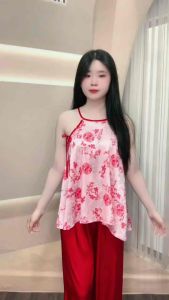 Bộ 2 dây yếm dài bigsize 50-100kg chất gấm mềm mịn sang trọng bộ 2 dây thiết kế mặc hè 2025