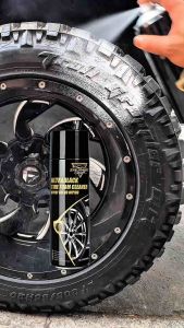 ZAF MAGIC Ultrablack Tire Foam Cleaner 650mL Spray On No Wiping UV Resistance Anti-Aging Protection