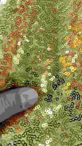 Kain & Bahan Payet seribu/Sequin warna gold/emas