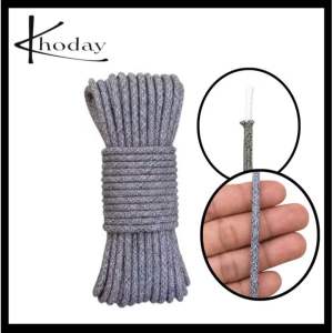10 mét - Dây Dù 3.5mm tròn có lõi chắc chắn & giữ form dùng làm macrame cố định đồ vật trang trí.