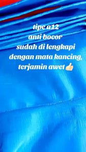 terpal plastik tipe A12 ukuran 4x6m