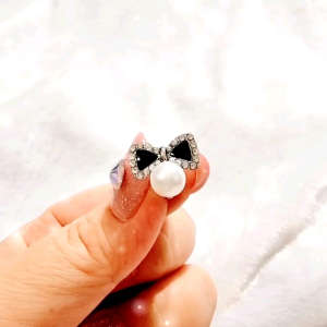 ต่างหูหนีบคริสตัลเพชรแบบเรียบง่ายใส่ได้บ่อย