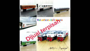 Miniatur Mainan Kereta Api Indonesia Bisa Jalan Di Rel Rail King dan Skala 87
