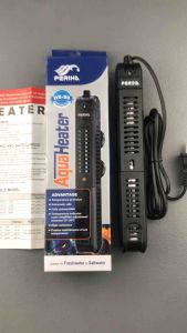 PERIHA VARIABLE AQUARIUM HEATER (20-34 DEGC) WITH PLASTIC GUARD 50-100 WATTS ORIGINAL HEAVY DUTY