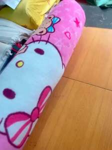 Gối ôm big size chất liệu nỉ nhung hình ngộ nghĩnh cho bé yêu kích thước 50x120cm