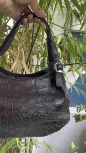 Túi 2hand xách tay da cá.sấu dẽo xinh muốn xỉu của Nhật  -T25