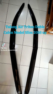 Talang Air/Side Visor Slim Triton Doble Cabin 2016-2024 Super Kualitas