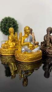 พระสิวลี ปางจกบาตร แร่เหล็กน้ำพี้ ขนาดฐาน 3 นิ้ว สูง 4 นิ้ว