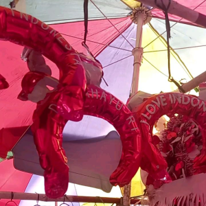 bando foil merah putih 1pak isi 50pcs bandana aksesoris ikat kepala