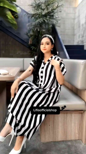 Daster salur laura LD 140 bahan rayon premium