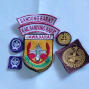 PAKET ATRIBUT PRAMUKA KAB BANDUNG BARAT BORDIR PUTRA PUTRI