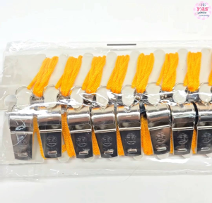 24pcs METAL PITO/WHISTLE WITH LACE/loot bag fillers/paninda/giveaways/party favors.