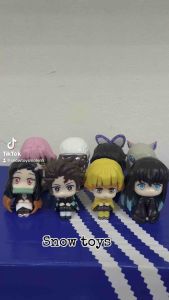 Mô Hình Kimetsu No Yaiba Thanh Gươm Diệt Quỷ Tanjiro Nezuko Zenitsu Inosuke Mitsuri Shinobu Muichiro Tokito Uzui Tengen