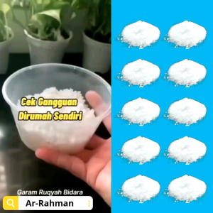 Garam Ruqyah Ar-Rahman Penangkal sihir pelet dan ganguan jin jahat siap pakai