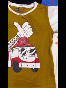 Áo thun bé trai be gái tay ngắn G size nhí 12M- 5T(10-24kg)Vnxk (tn)