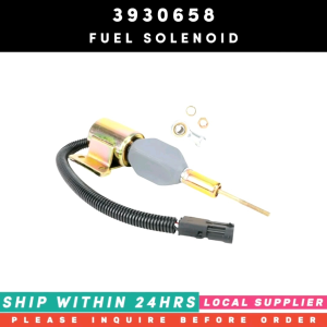3930658 SHUT OFF SOLENOID [12V/24V] [INQUIRE 1ST PRE-ORDER ONLY!!! LOCAL SUPPLIER WARRANTY] COMPATIBLE: 3932529 3935431 3935430 87435487 2868068 J930658 SA475612 J932529 FOR 4BT 3.9L 6BT 5.9L