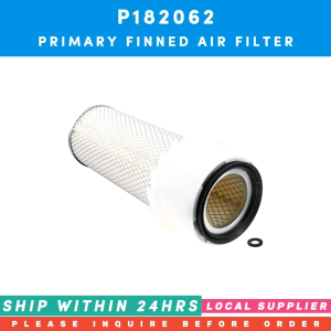 P182062 PRIMARY FINNED AIR FILTER [MUST INQUIRE 1ST PRE-ORDER ONLY!!! LOCAL SUPPLIER WARRANTY] COMPATIBLE CATERPILLAR 9Y6842 DEUTZ 700709750 FORD 9576P181062 JOHN DEERE AW23989 MASSEY FERGUSON 3621275M1 NEW HOLLAND 221409 VOLVO 5093063