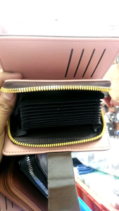 double lining wallet with card holder