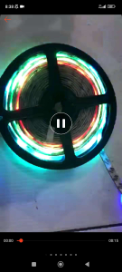 Lampu LED Strip Running RGB 4m DC 12V + IC Pintar IP44 Waterproof