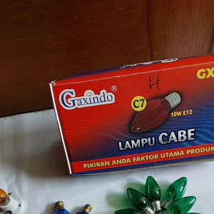 Bohlam Lampu C71/2 E12 - 10W - Lampu Tidur - Lampu Sembayang - Lampu Hias