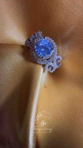 แหวนแฟชั่น เพชรแฟนซี CZ สวยน่ารักกกมาก แบบ บริดเจอตัน ราคา ฿2390.- บาท รวมส่ง Bridgerton style