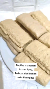 Replika makanan Frozen food ( paket lengkap) 1 set 6pcs / dummy makanan / Mainan anak / Edukasi anak / Dekorasi meja makan / Display Restaurant Hotel Dan lain lain
