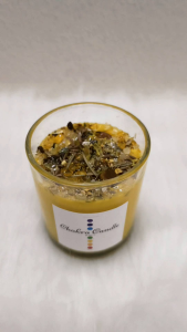 【Solar Plexus Chakra Candle - Handmade by Shop Owner】 Confidence Courage and Action Energy Candle. Enhances confidence and courage improves action and decision-making abilities and ignites inner energyConfidence