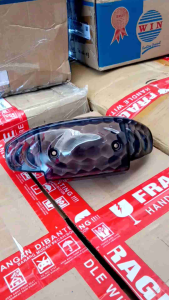 Mika Lampu/Mika Stoolamp Lampu Belakang Astrea Grand Legenda Impressa Model Keristal/koso polaris Sarang Tawon Warna Smoke