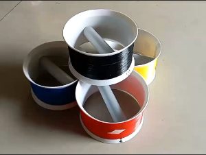 Tempat Benang Layangan/Golongan Benang/Gulungan Benang +Benang  Kenuran Paralon PVC 4 inch