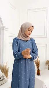 Motif Terbaru Daster Susun Renda Kancing Depan Aktif Busui Friendly