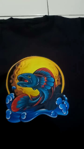 Kaos Katun Anak Custom Chana Bulan / Kaos Oblong Anak Premium / Tshirt Anak Anak / Kaos Anak Gambar Ikan Chana / Kaos Anak Laki Laki / Baju Anak Laki Laki / Baju Anak Ikan Predator / Baju Gambar Ikan Chana Anak / Kaos Ikan Chana Bulan / Baju Chana Anak