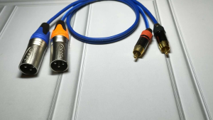 Kabel Audio Jack 2 RCA & HK to Jack 2 XLR Male: Geisler & Kitani Original Berkualitas