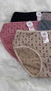 🌸(10ตัว)กางเกงในผู้หญิง10ตัว129บาท*Fเอว22-32*<น้องใหม่ลายดอกไม้>